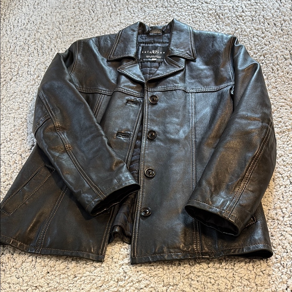 Women’s Black Leather Jacket